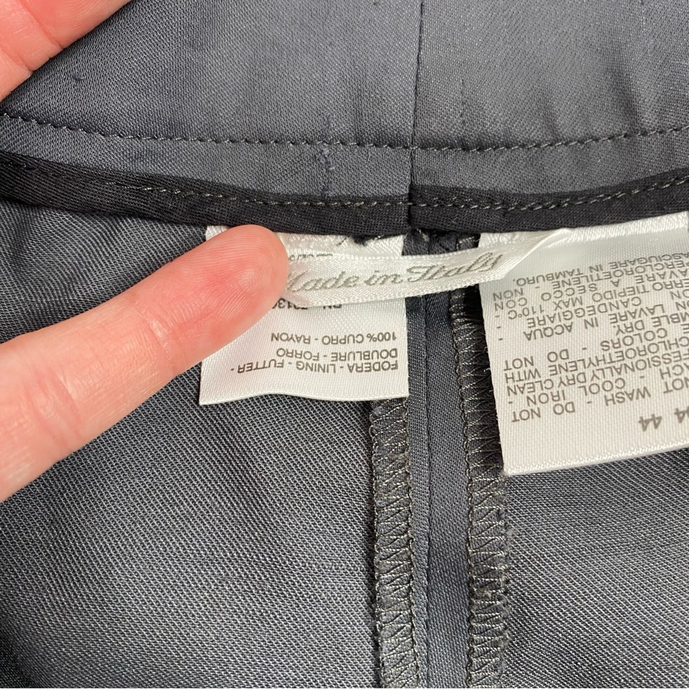 Maxmara Gray Wool Blend Trouser Pants - image 3